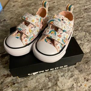 Pink toddler Converse. Size 3. Brand new in box!